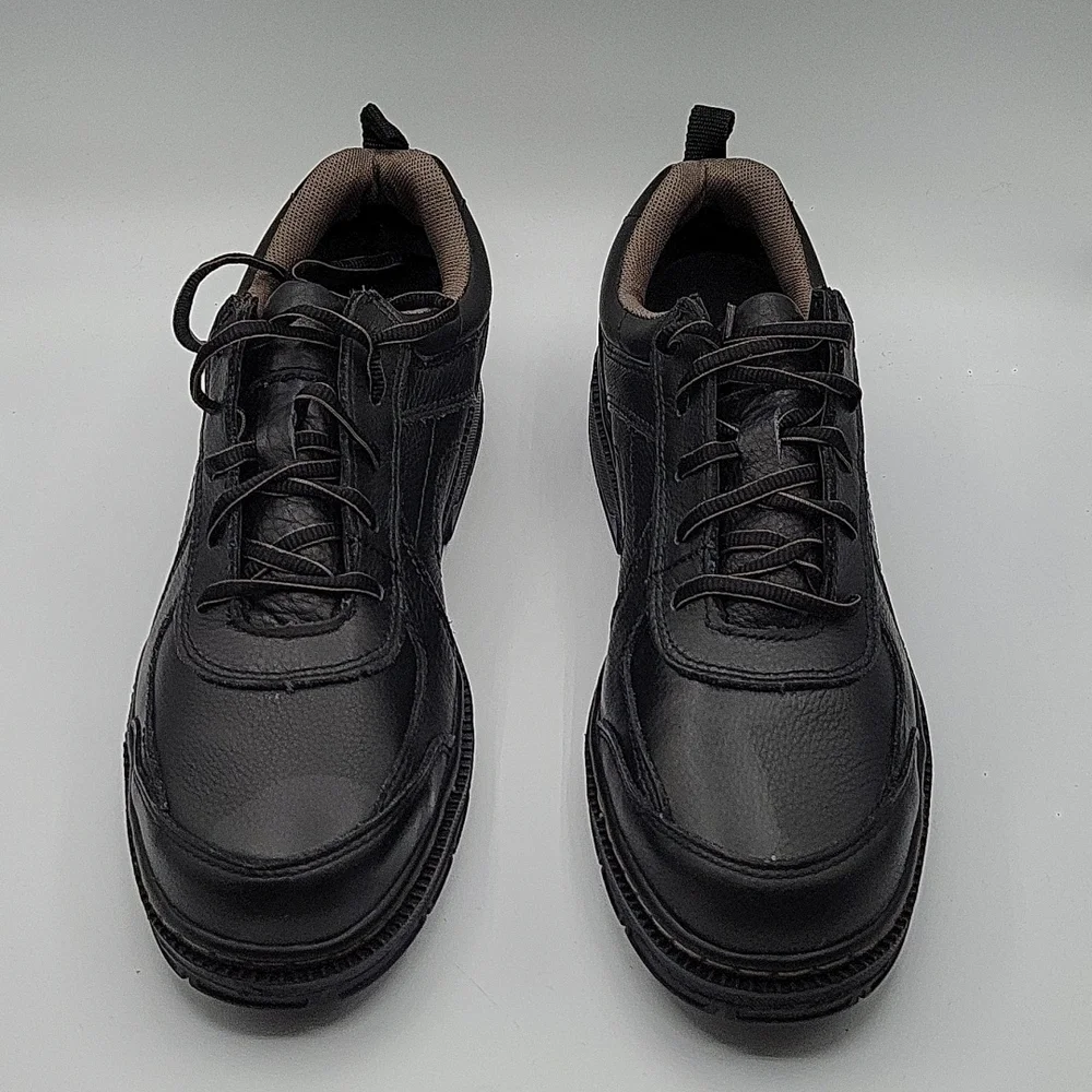 Hytest Hush Puppies Professional oxford steel toe Safety Shoe leather black 9.5